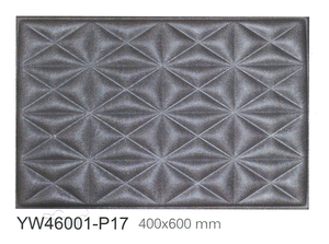 YW46001-P17皮革浮雕拼拼板400X600mm