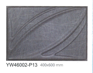 YW46002-P13皮革浮雕拼拼板400X600mm
