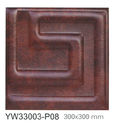 YW33003-P08皮革浮雕拼拼板300X300mm